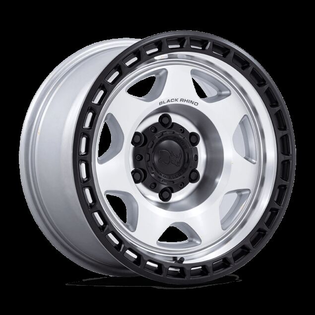 WLPBLABLACK-RHINO-BR018SD-VOYAGER-17X8-5-6-ET-10-SILVER-MACHINED-W-MATTE-BLACK-LIP-A1.png
