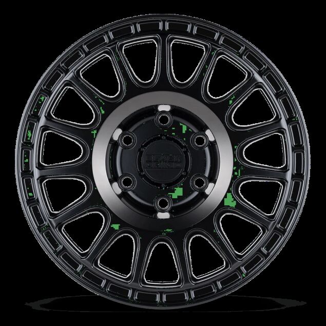 WLPBLAblack-rhino-sandstorm-18x8-5-semi-gloss-black-with-machined-dark-tint-ring-Face.png