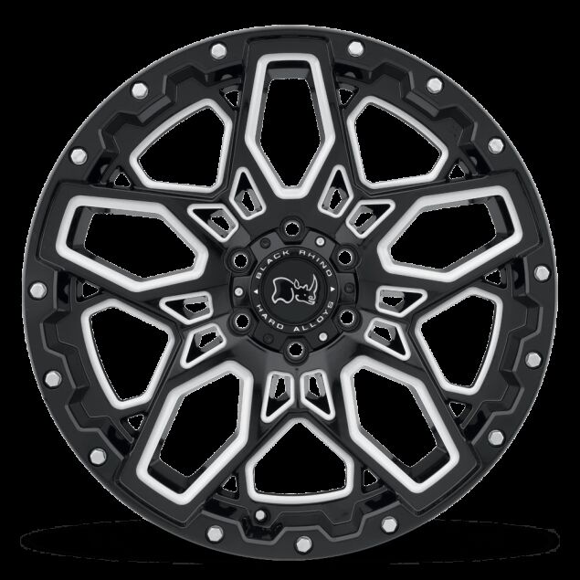 WLPBLAshrapnel-truck-wheels-rims-black-rhino-shrapnel-gloss-black-milled-face-1000.png