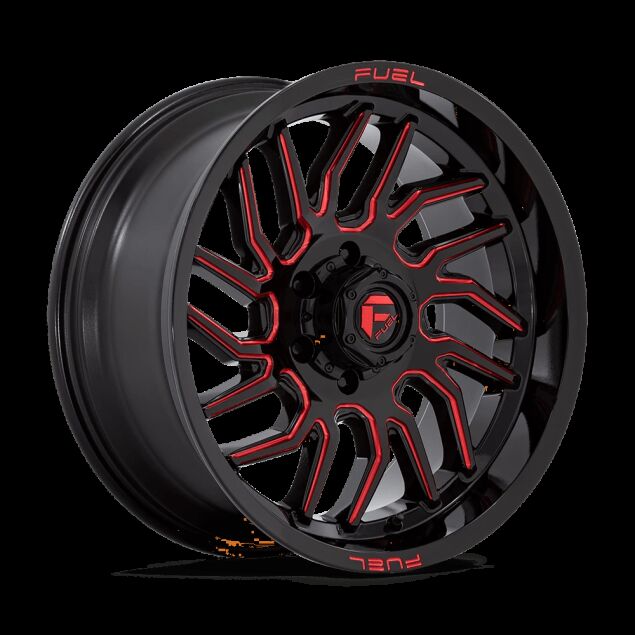 WLPFUEFUEL-HURRICANE-D808-20X9-6LUG-ET1-GLOSS-BLACK-N-MILLED-RED-A1.png