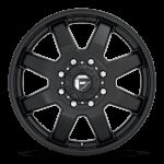 WLPFUEMAVERICK-D436-8LUG-20x8-25-ET122-SATIN-BLACK-FRONT-FACE.png