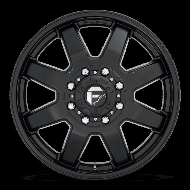 WLPFUEMAVERICK-D436-8LUG-20x8-25-ET122-SATIN-BLACK-FRONT-FACE.png