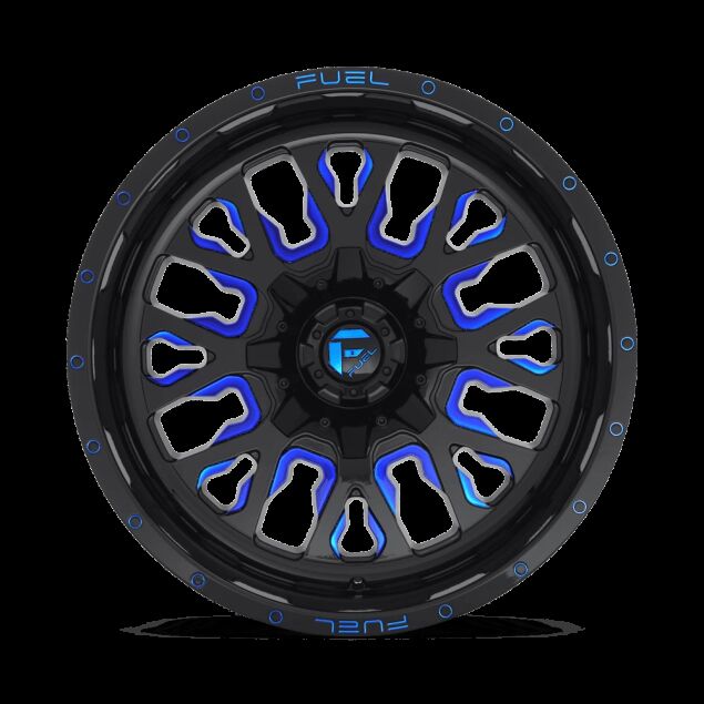WLPFUESTROKE-D645-8LUG-20x10-ET-18-GLOSS-BLK-N-MILLED-CANDY-BLUE-FACE.png