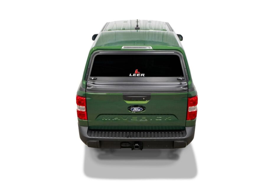 LEER 180 Fiberglass Truck Cap Ford Maverick Rear