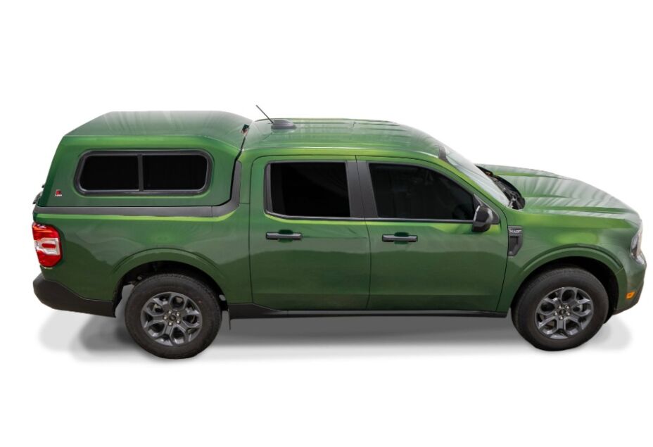 LEER 180 Fiberglass Truck Cap Ford Maverick Side Profile