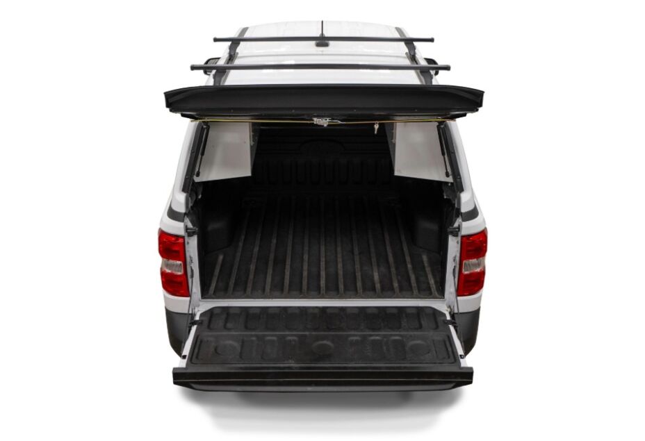 LEER 180CC Commercial Truck Cap Ford Maverick Rear