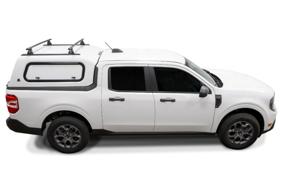 LEER 180CC Commercial Truck Cap Ford Maverick Side Profile