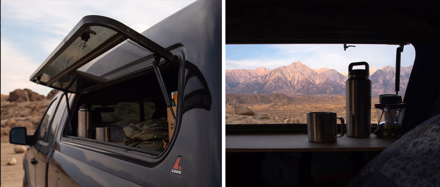 LEER Truck Cap with Windoor