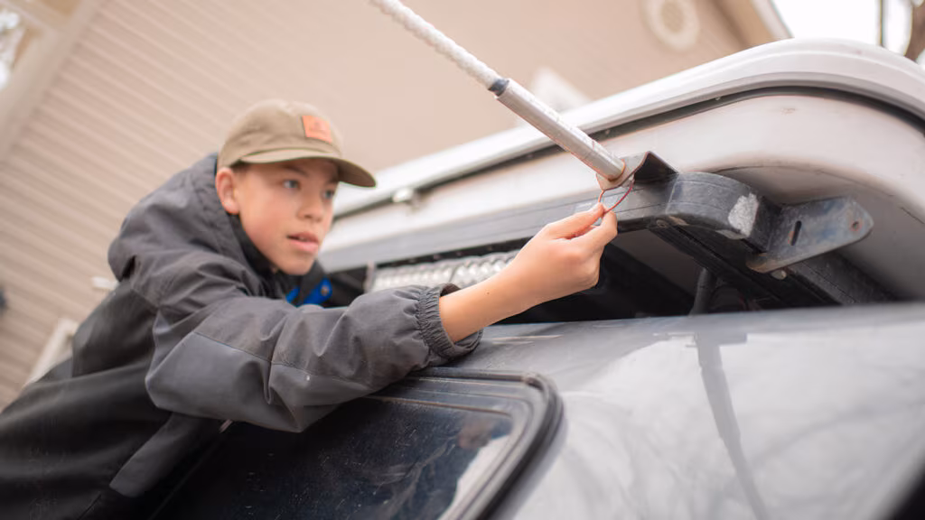 Performing Routine Truck Maintenance