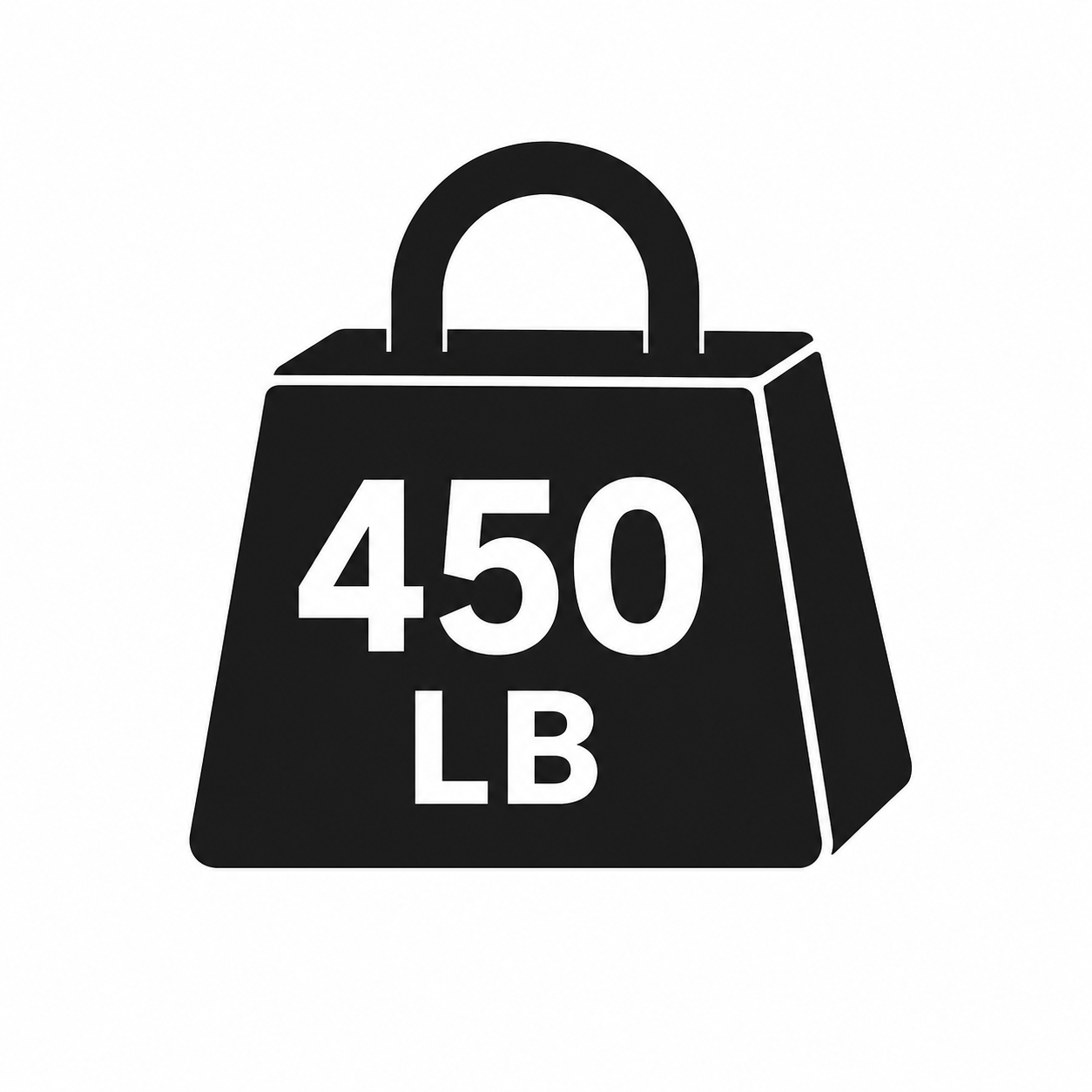 450 pound load rating icon
